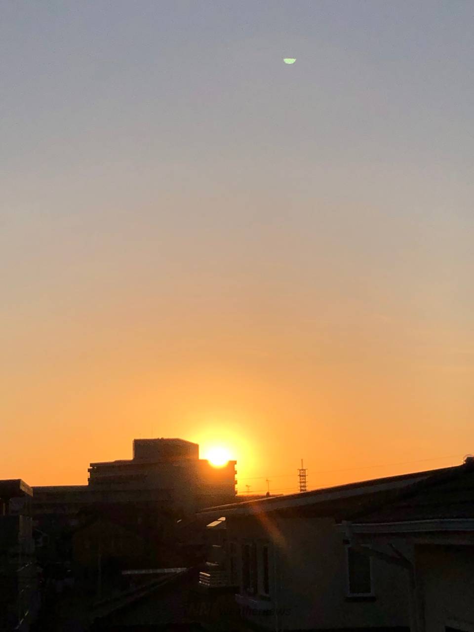 1月最後の夕焼け 注目の空の写真 ウェザーニュース