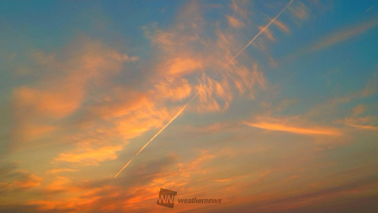 穏やかな夕空 注目の空の写真 ウェザーニュース