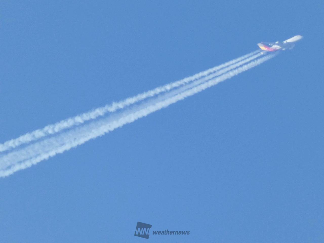 青空にビューン！ 注目の空の写真 ウェザーニュース