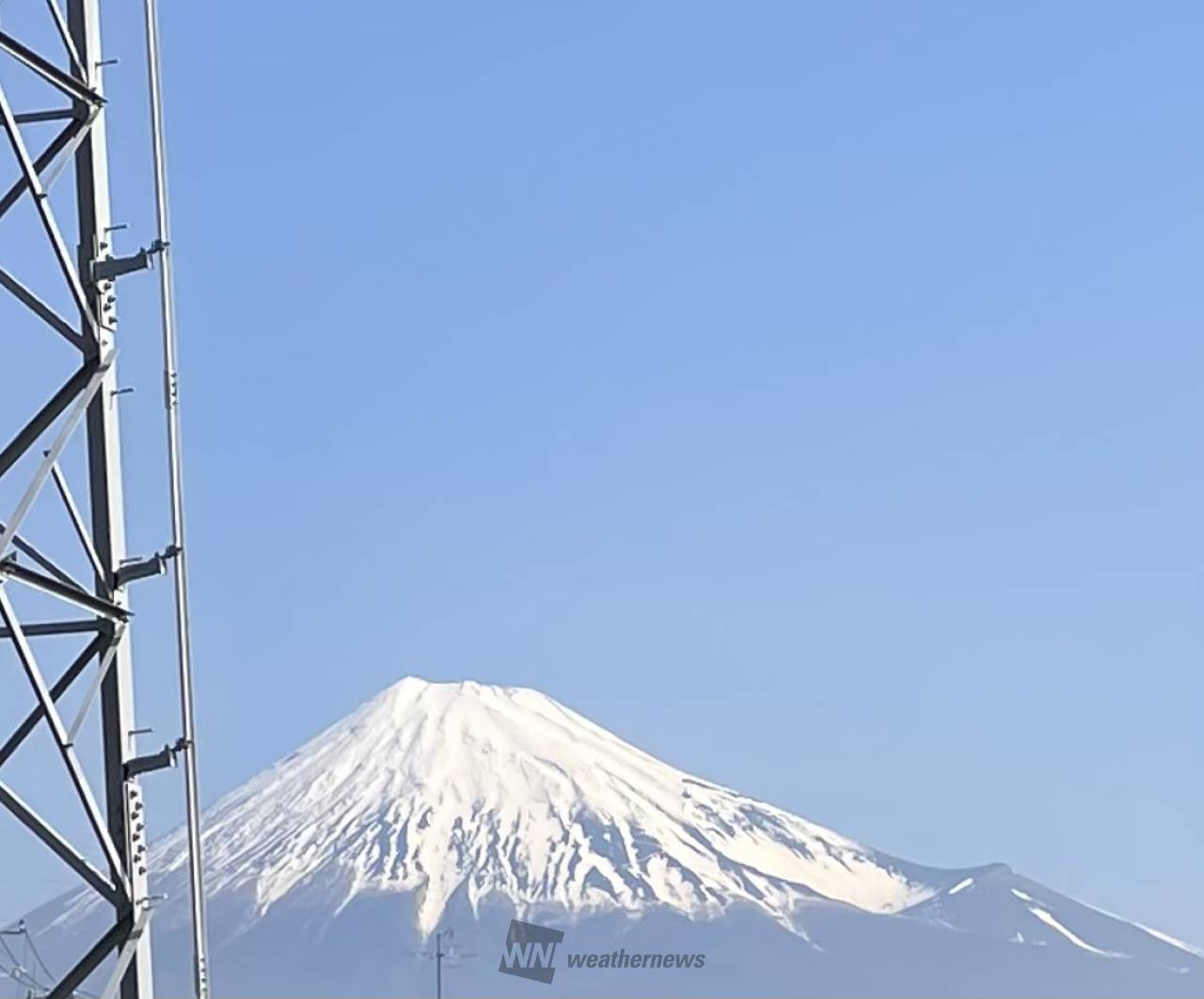 春の富士山 注目の空の写真 ウェザーニュース