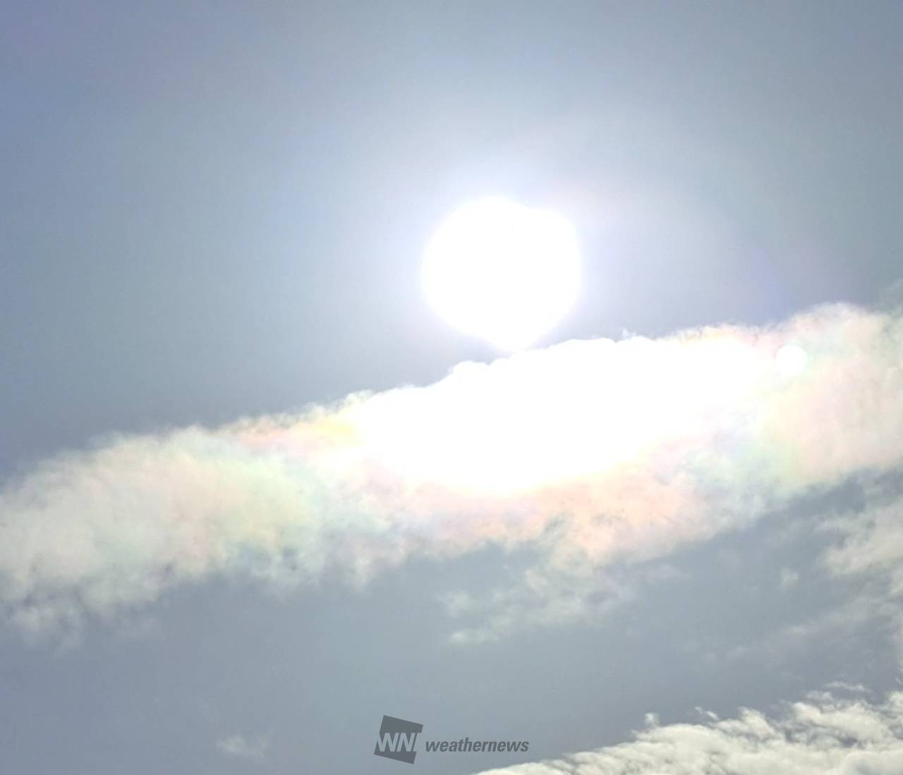 雨上がりに彩雲出現 注目の空の写真 ウェザーニュース