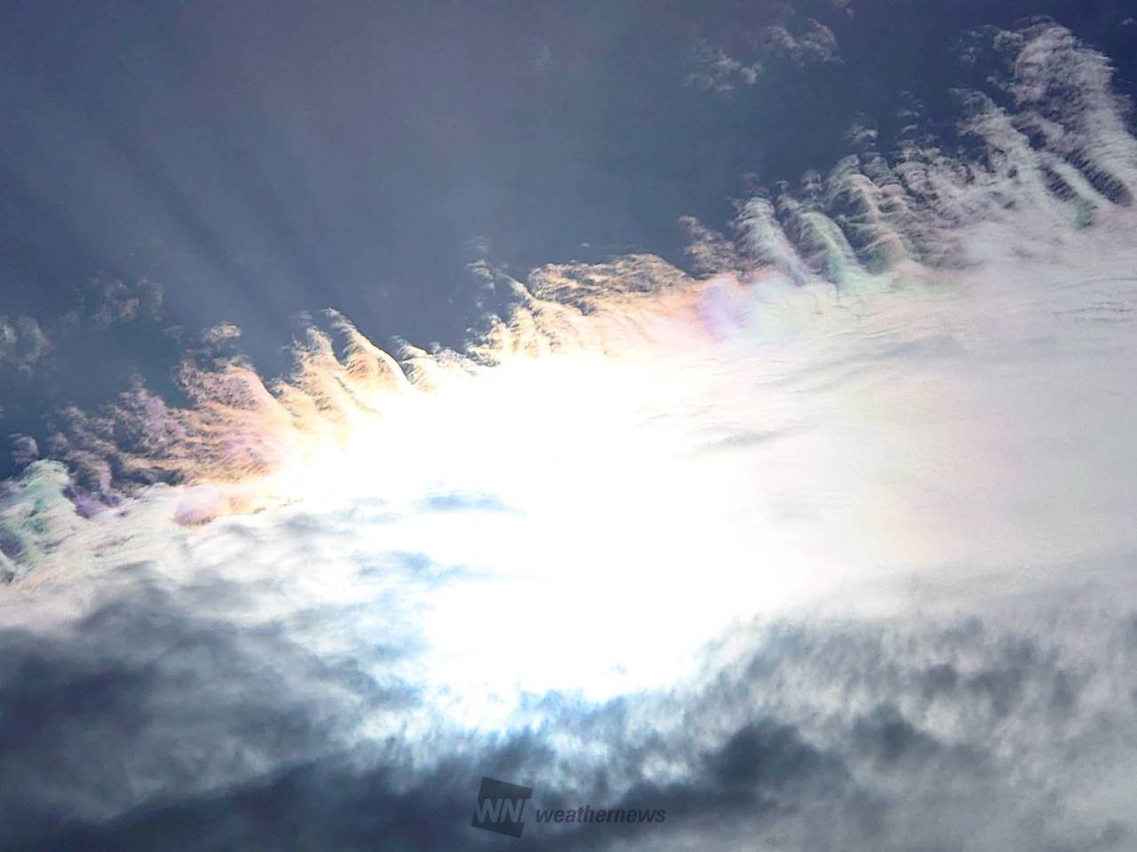雨上がりに彩雲出現 注目の空の写真 ウェザーニュース