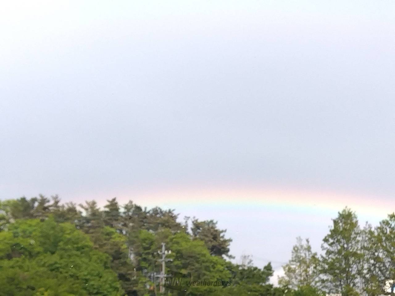 虹が出現🌈 注目の空の写真 ウェザーニュース
