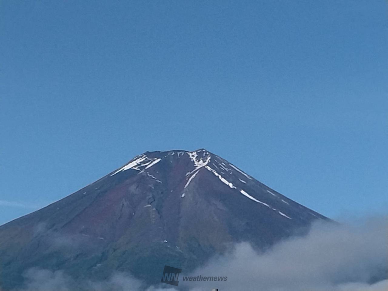 今日の富士山🗻 注目の空の写真 ウェザーニュース