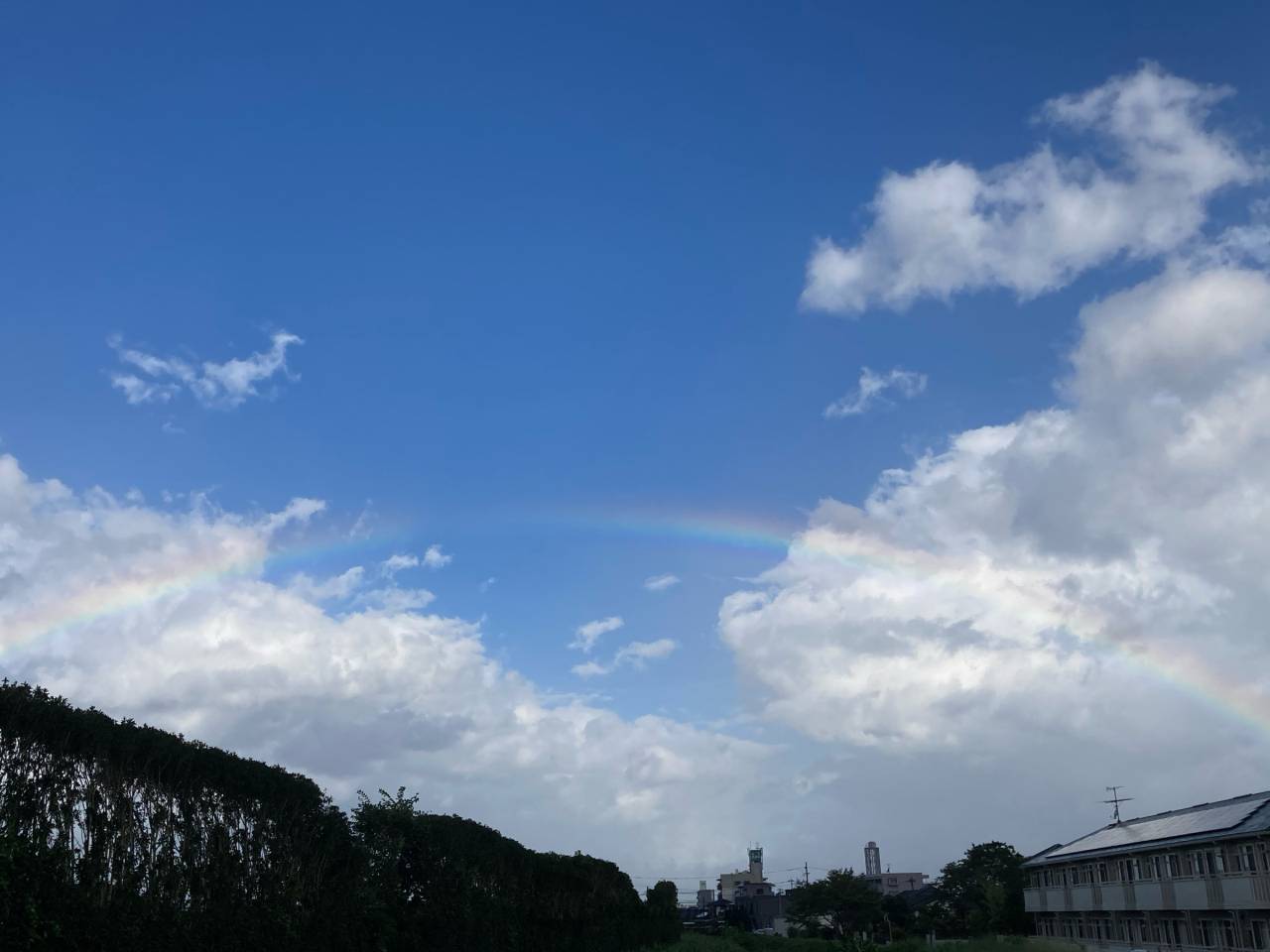 朝虹みえた 注目の空の写真 ウェザーニュース