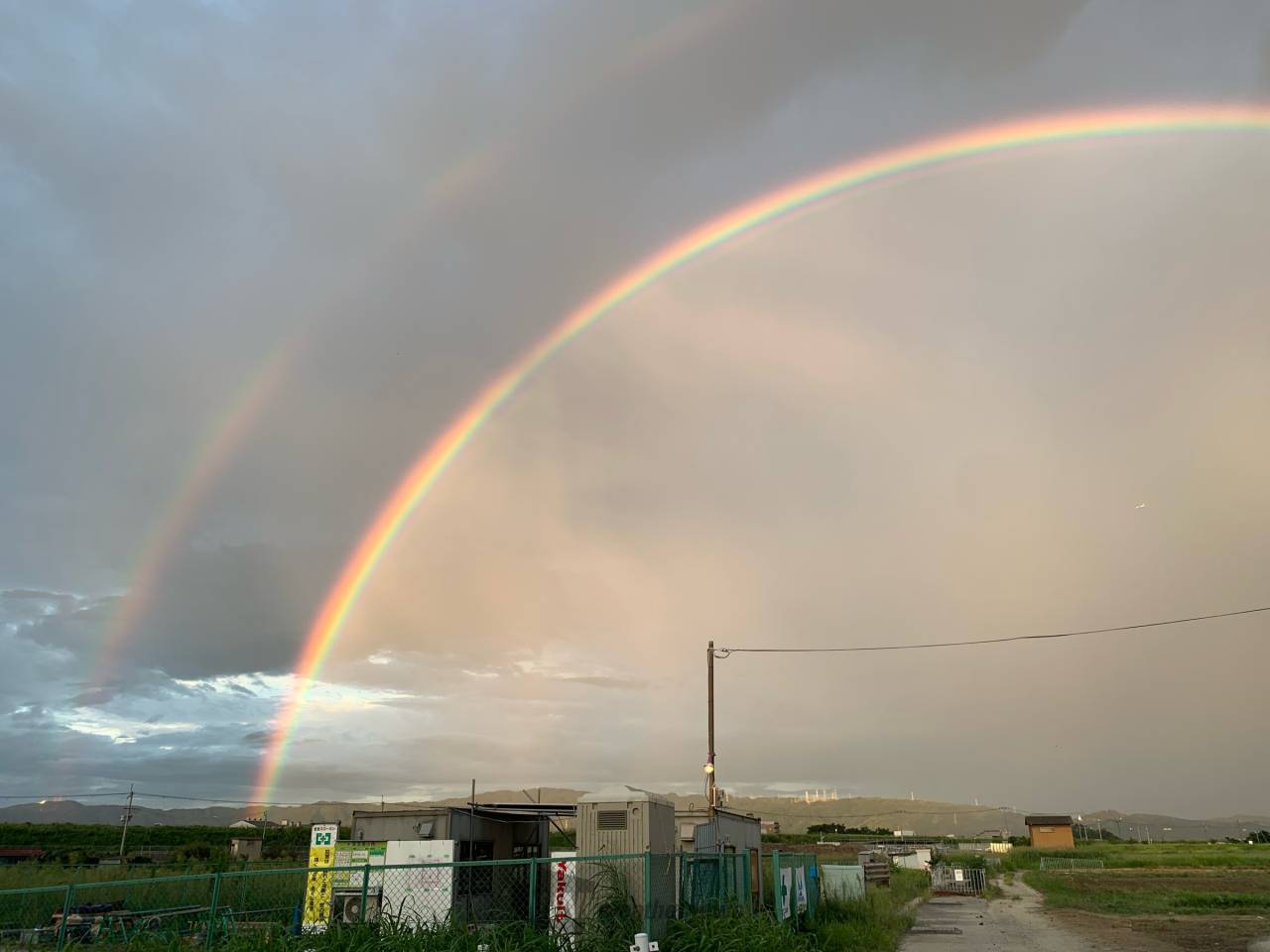 雨上がりの虹 注目の空の写真 ウェザーニュース