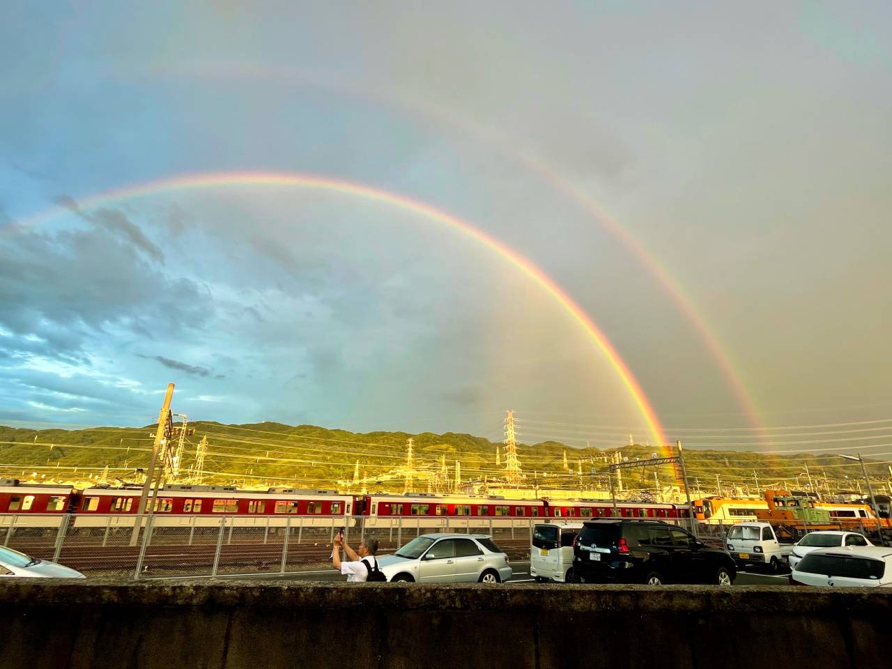 雨上がりの虹 注目の空の写真 ウェザーニュース