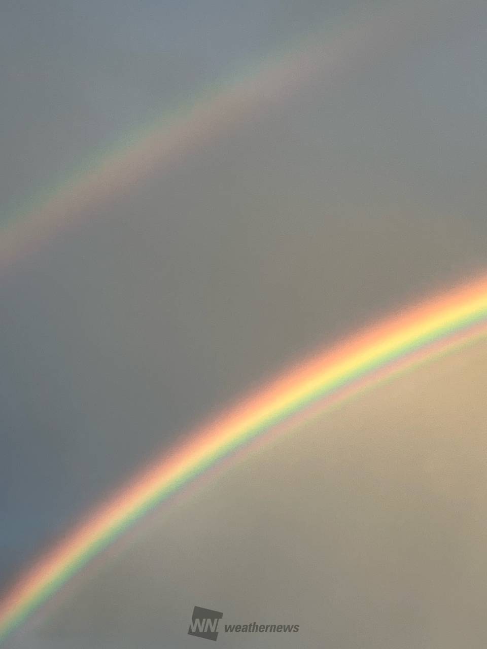 雨上がりの虹 注目の空の写真 ウェザーニュース