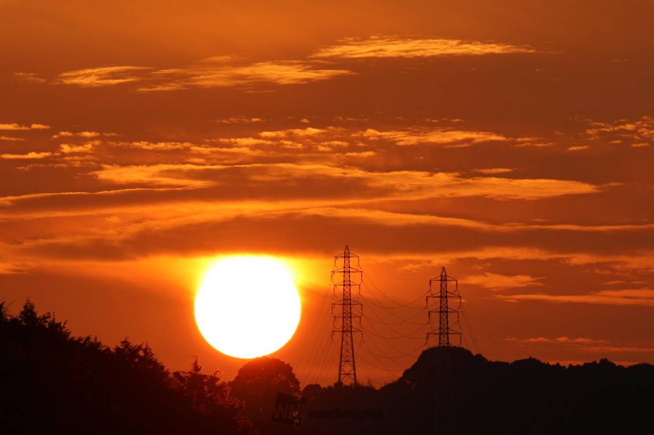 夕焼けタイム 注目の空の写真 ウェザーニュース
