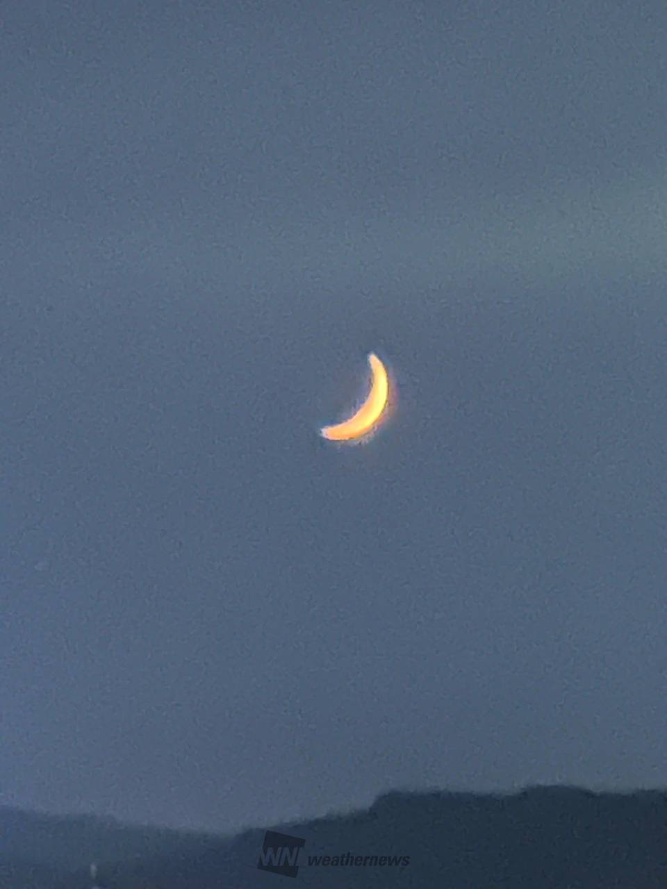 今日のお月様🌙 注目の空の写真 ウェザーニュース