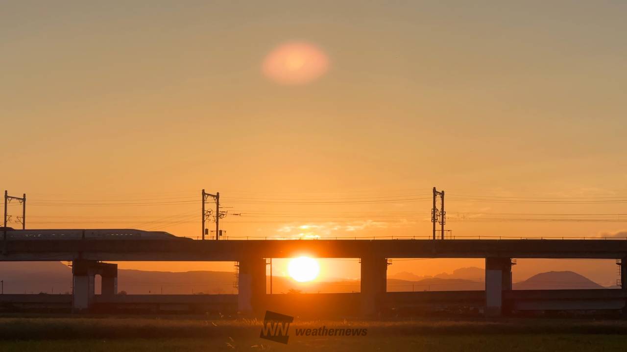 夕焼けタイム 注目の空の写真 ウェザーニュース