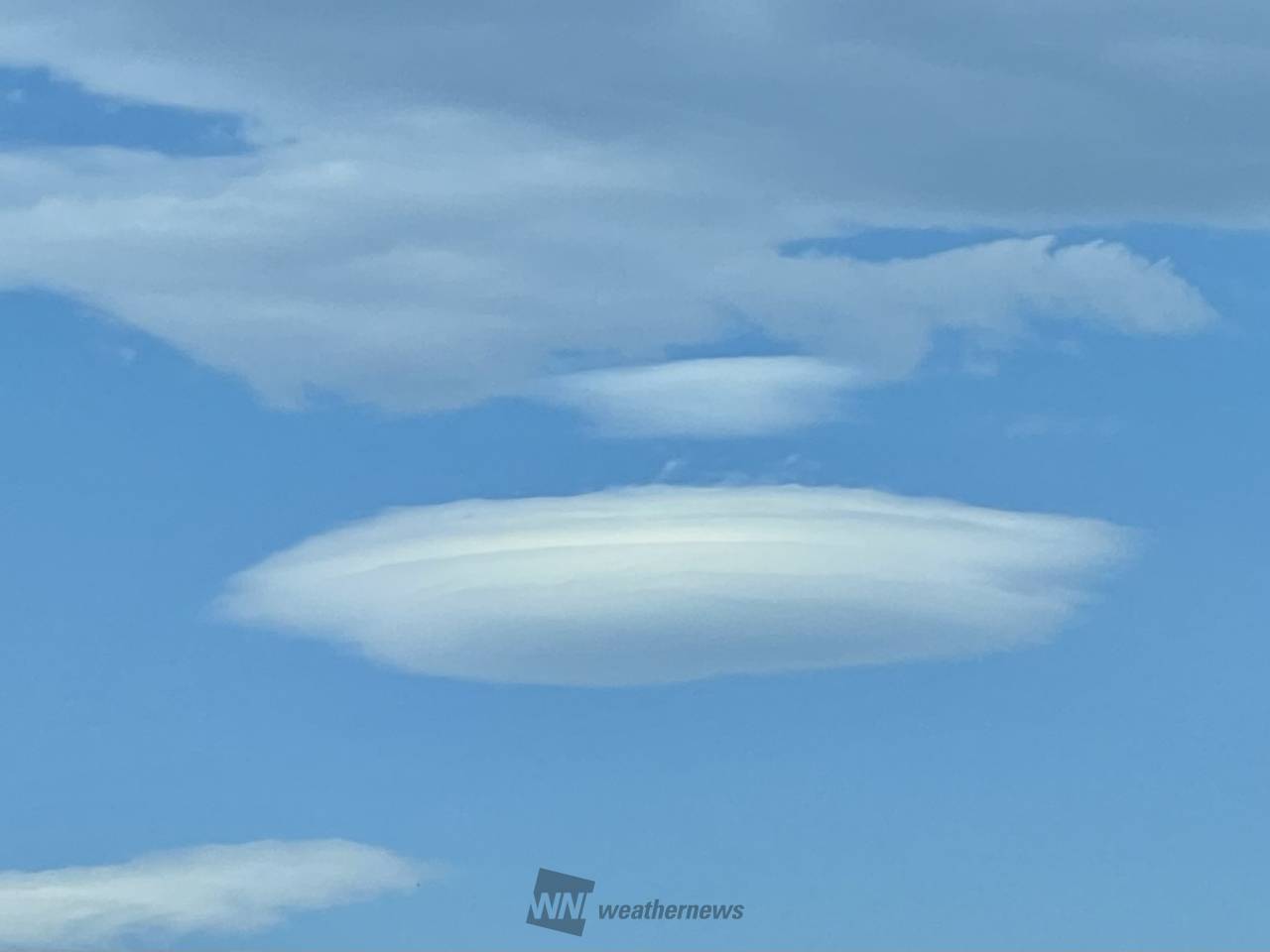 UFO？吊るし雲出現 注目の空の写真 ウェザーニュース