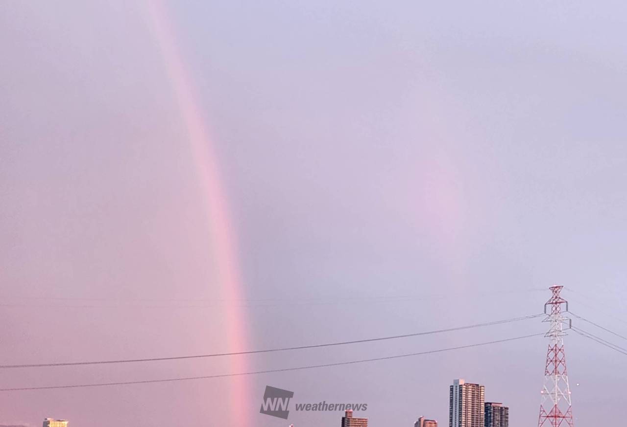 虹が出現 注目の空の写真 ウェザーニュース