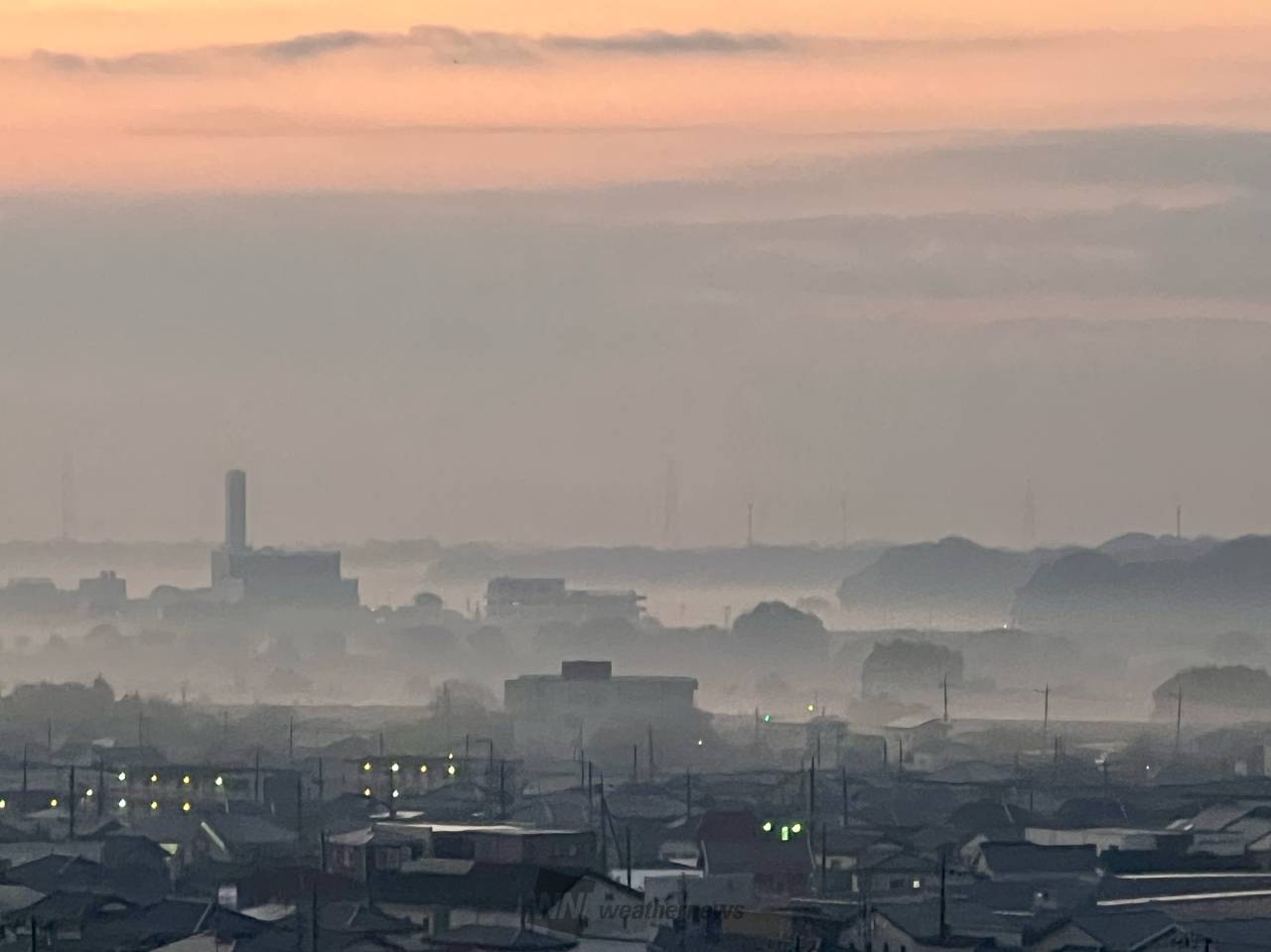 幻想的な霧の朝 注目の空の写真 ウェザーニュース