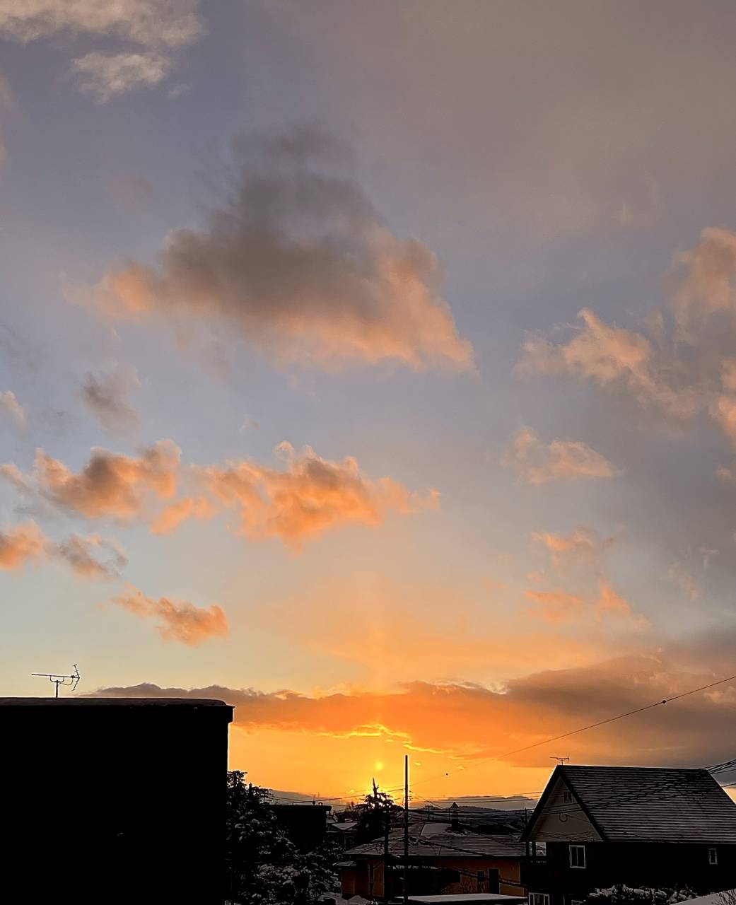 本日の夕焼け 注目の空の写真 ウェザーニュース