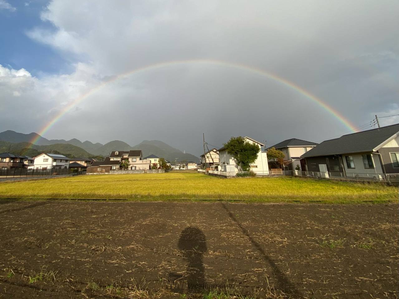 空に虹が🌈 注目の空の写真 ウェザーニュース
