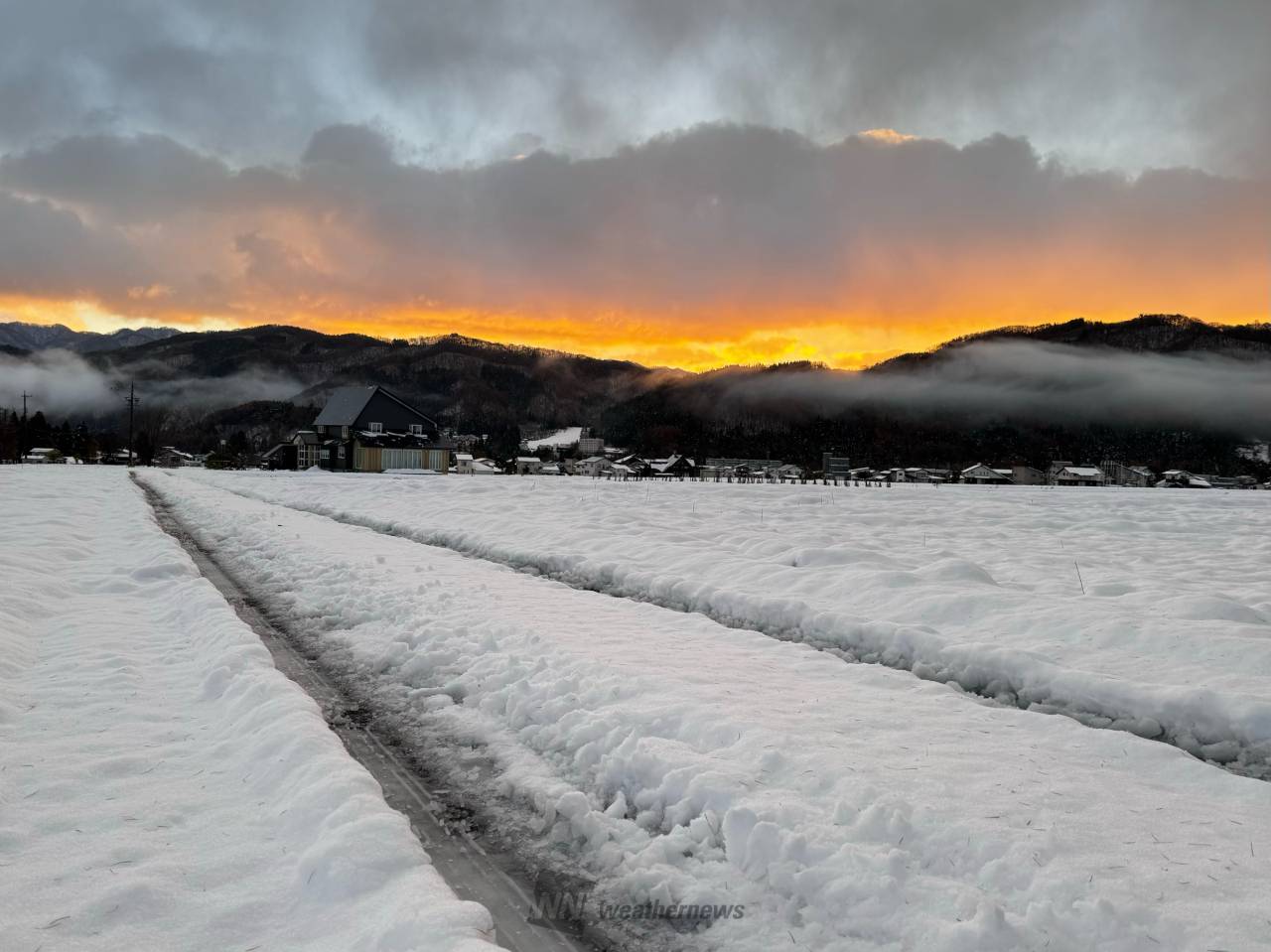 現在の雪の様子 注目の空の写真 ウェザーニュース