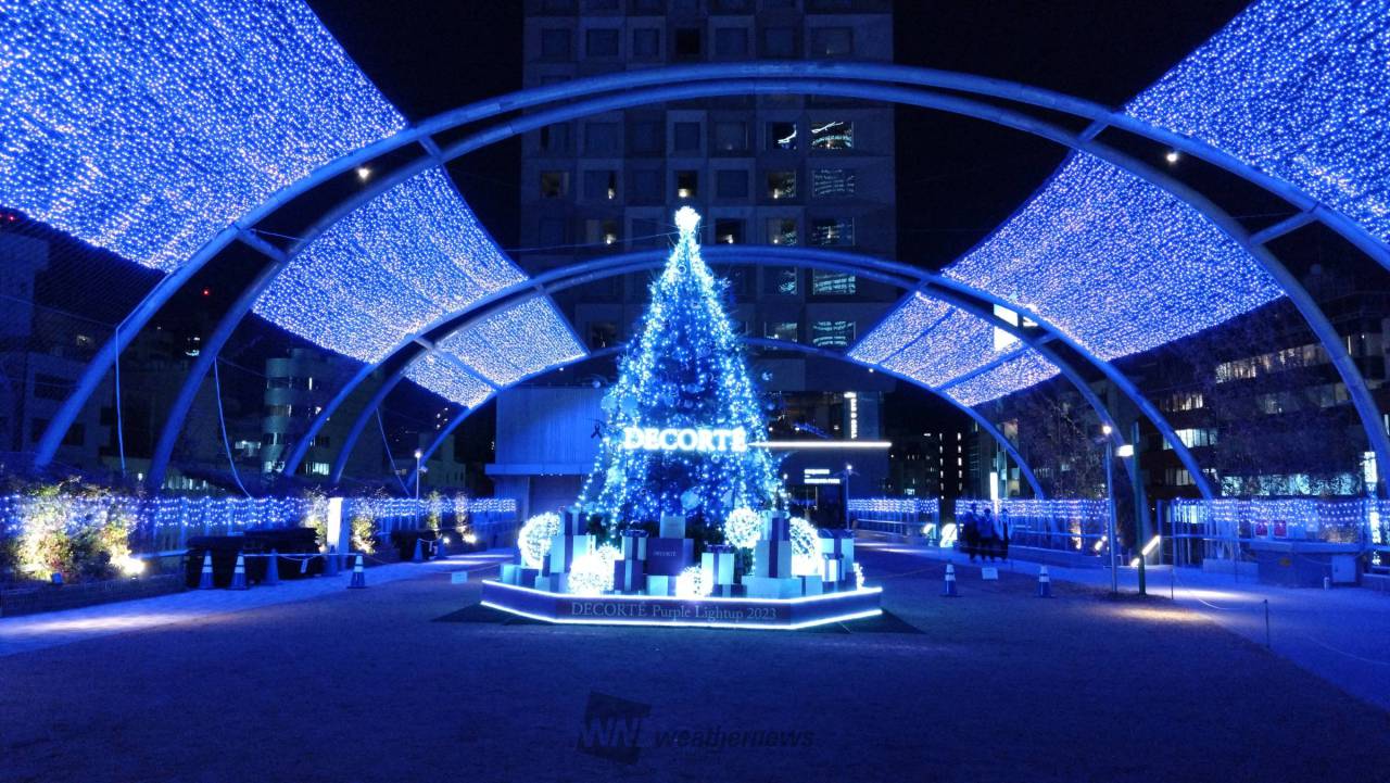 夜の街を彩るイルミネーション 注目の空の写真 ウェザーニュース