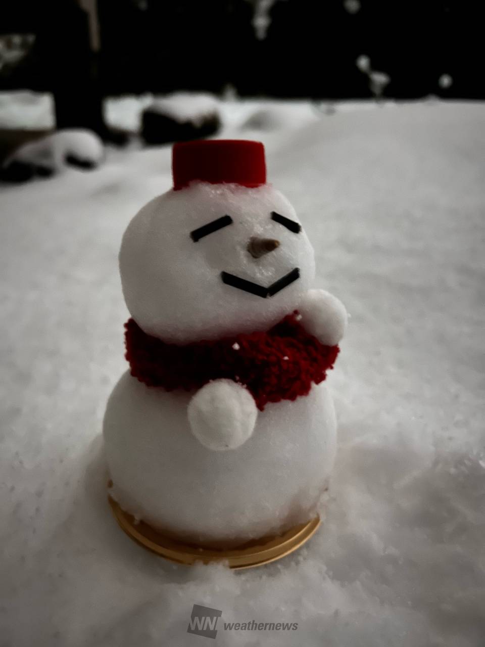 雪だるま作ろ～う♪ 注目の空の写真 ウェザーニュース