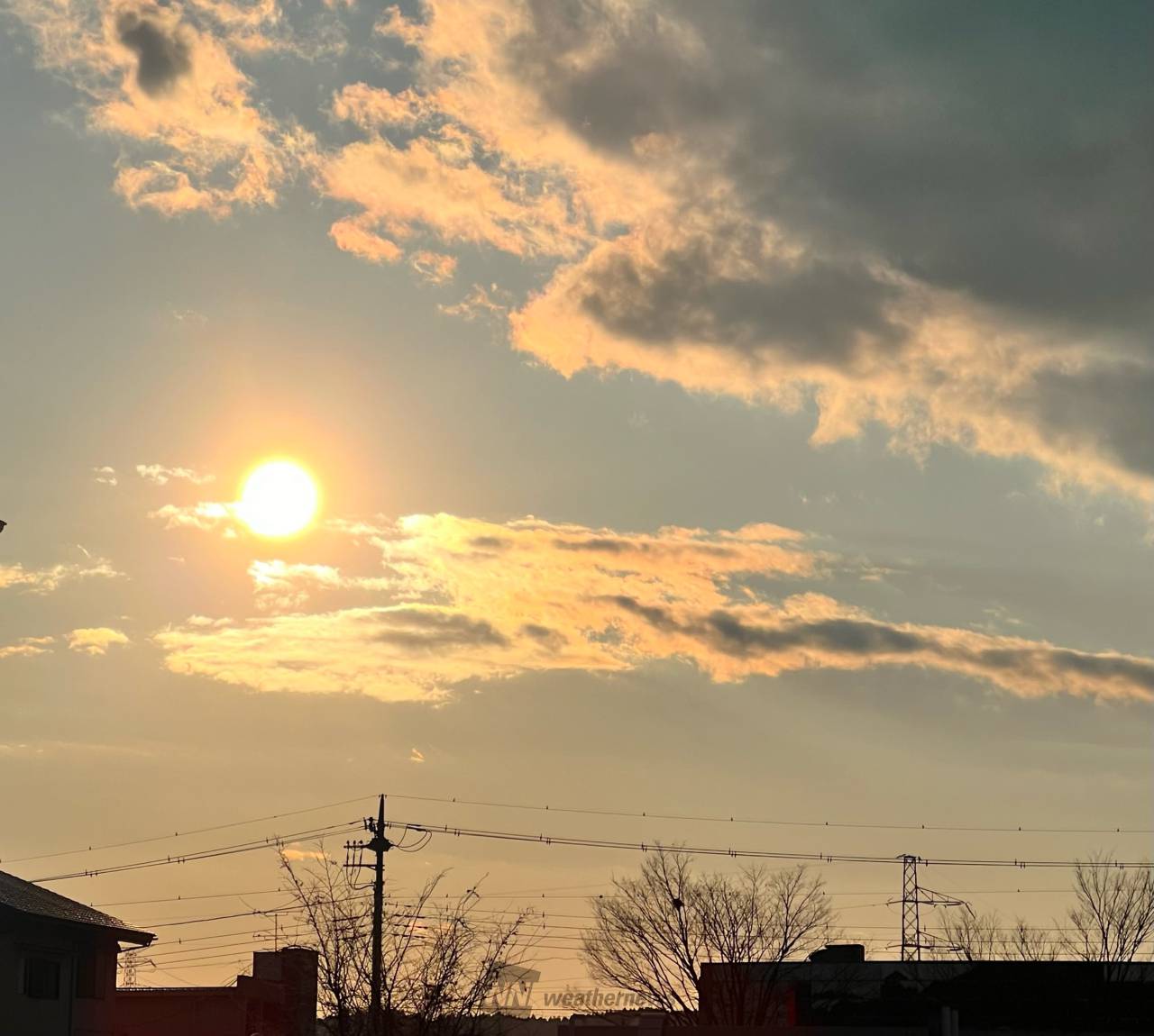 年末の夕焼けタイム 注目の空の写真 ウェザーニュース