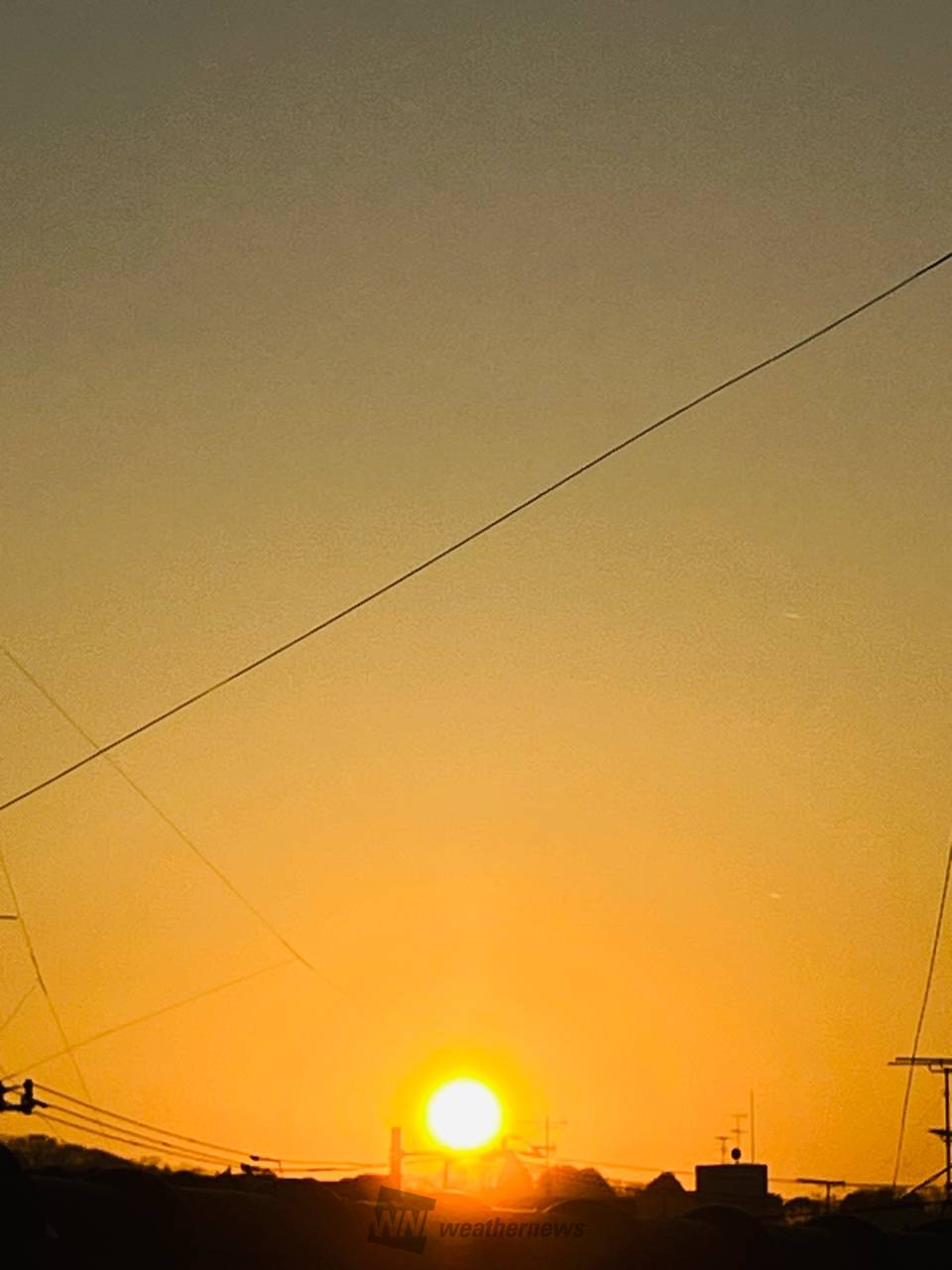 年末の夕焼けタイム 注目の空の写真 ウェザーニュース