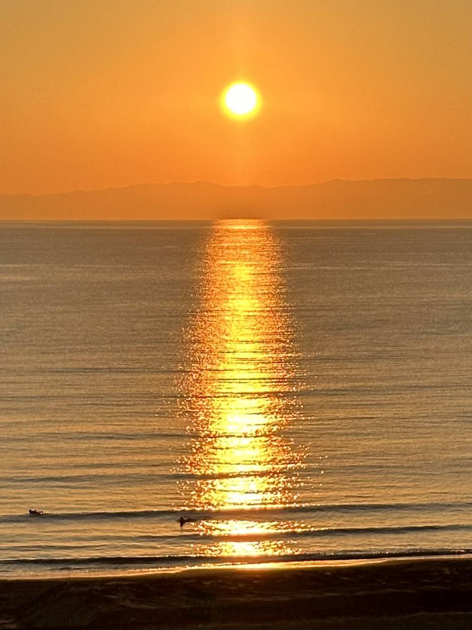 年末の夕焼けタイム 注目の空の写真 ウェザーニュース