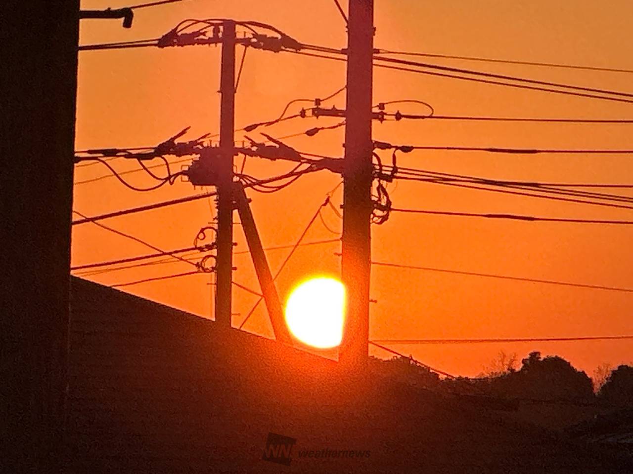 年末の夕焼けタイム 注目の空の写真 ウェザーニュース