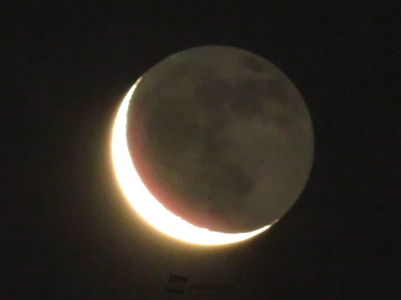 ほっそりムーン🌙 注目の空の写真 ウェザーニュース