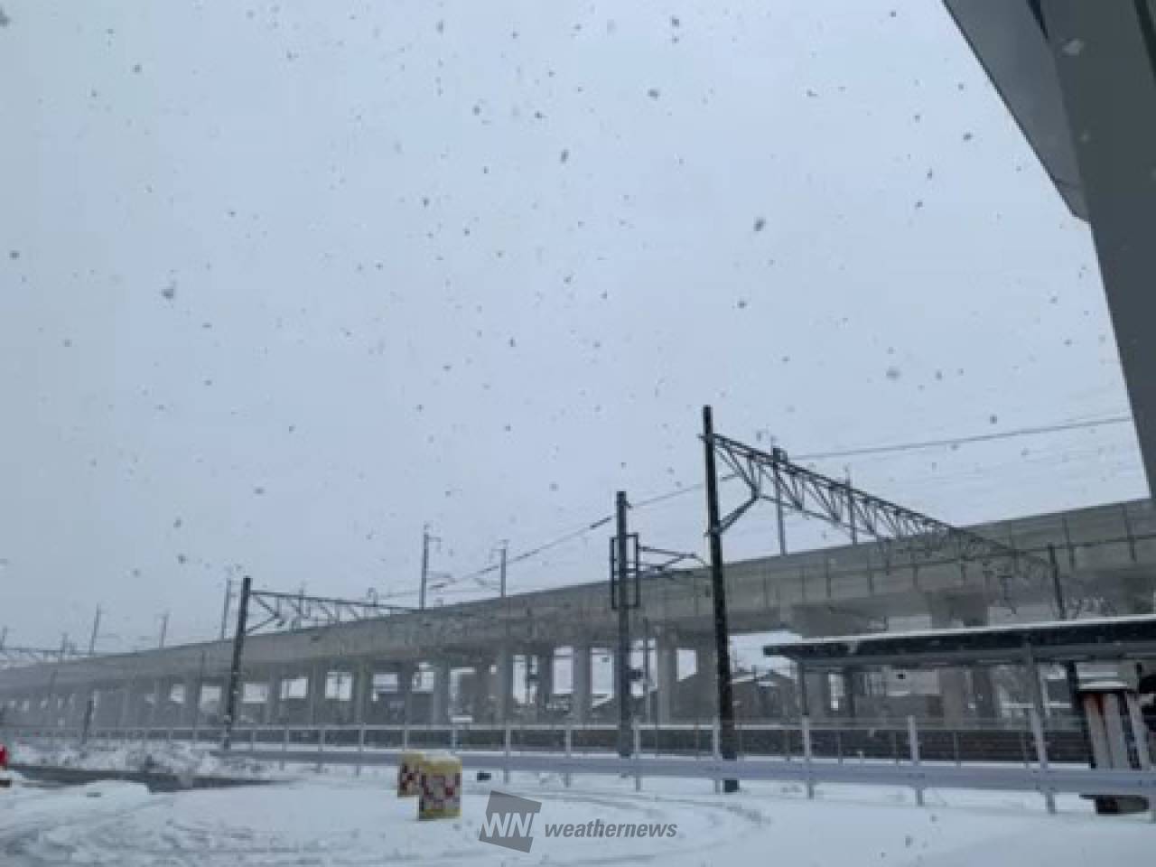 北陸の雪の状況（1/25） 注目の空の写真 ウェザーニュース
