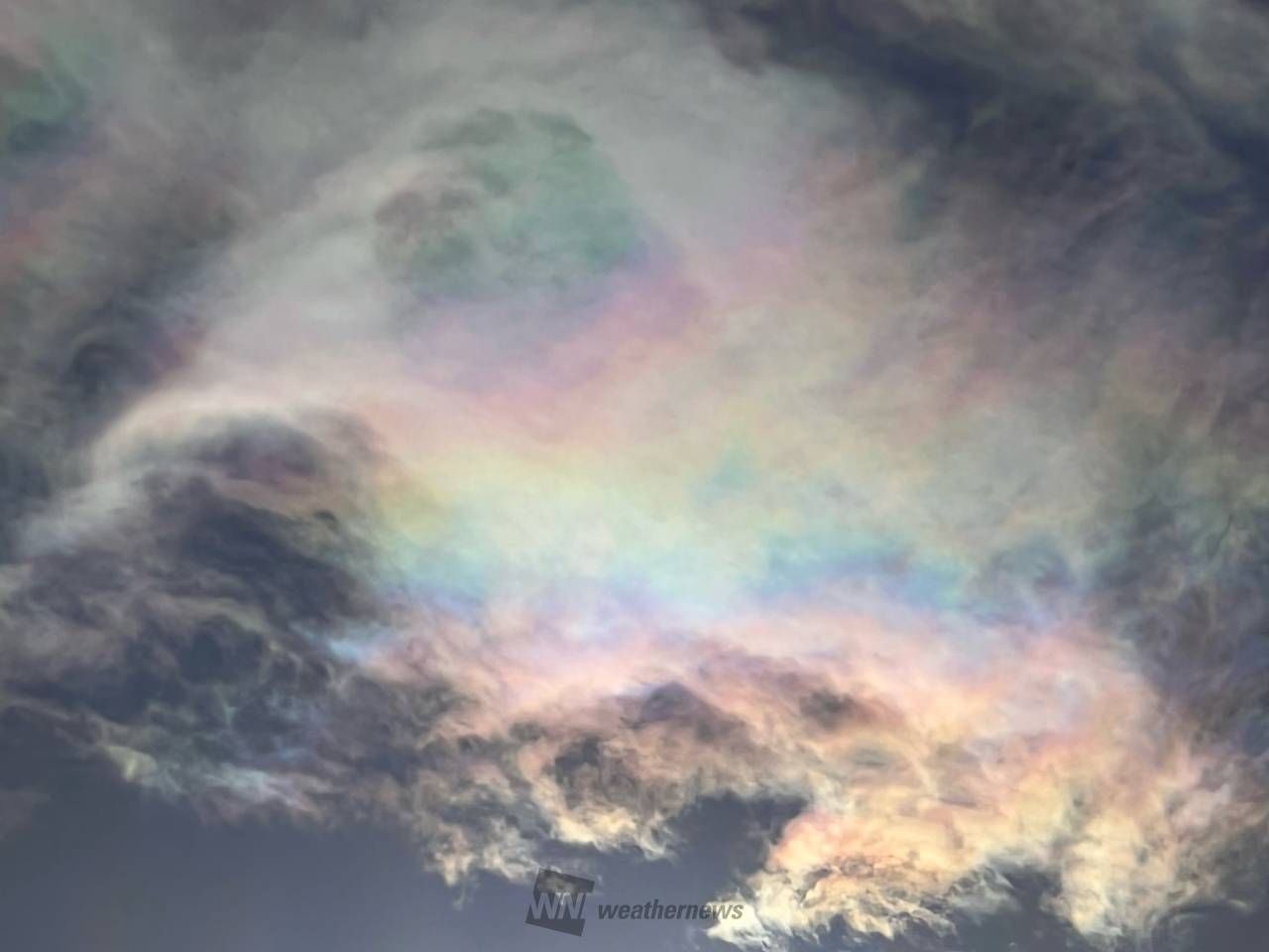 彩雲が出現 注目の空の写真 ウェザーニュース