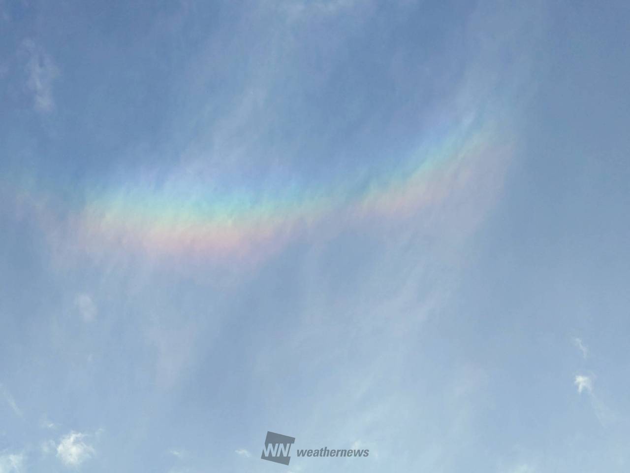 長野などで虹色現象 注目の空の写真 ウェザーニュース