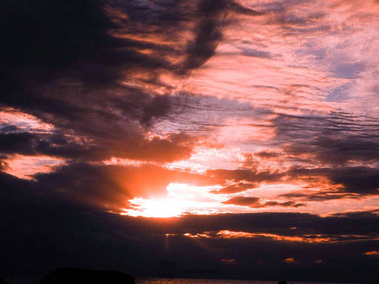 夕焼けコレクション 注目の空の写真 ウェザーニュース