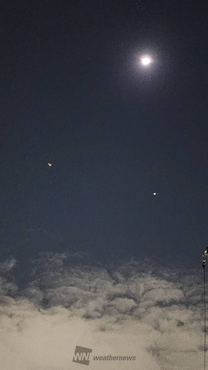 今晩は✨ 今日の夜空には、月と星が綺麗に | 東京都北区 | つう