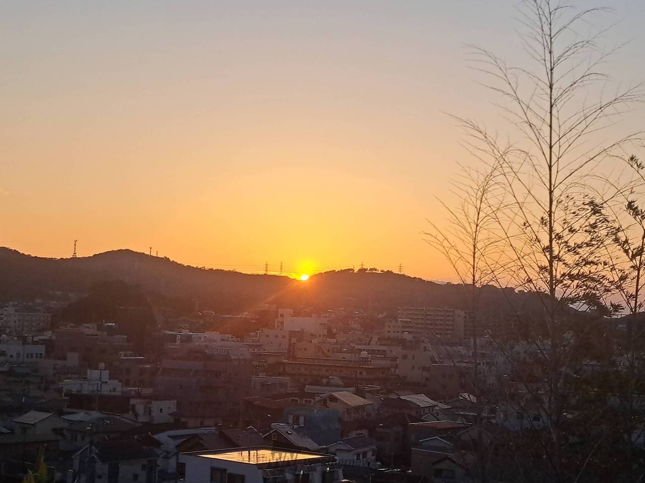 オレンジ夕焼けタイム 注目の空の写真 ウェザーニュース
