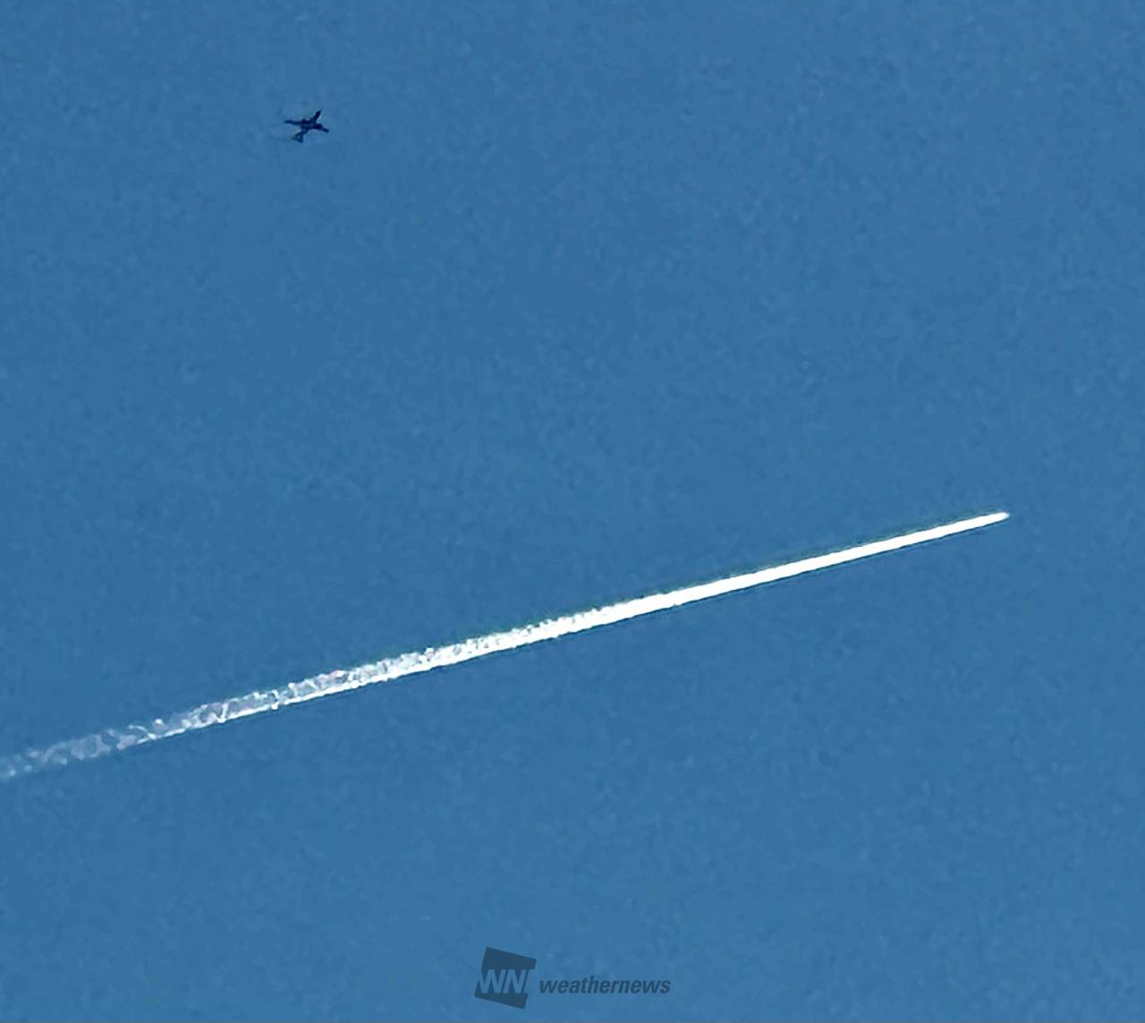 青空にビューン 注目の空の写真 ウェザーニュース
