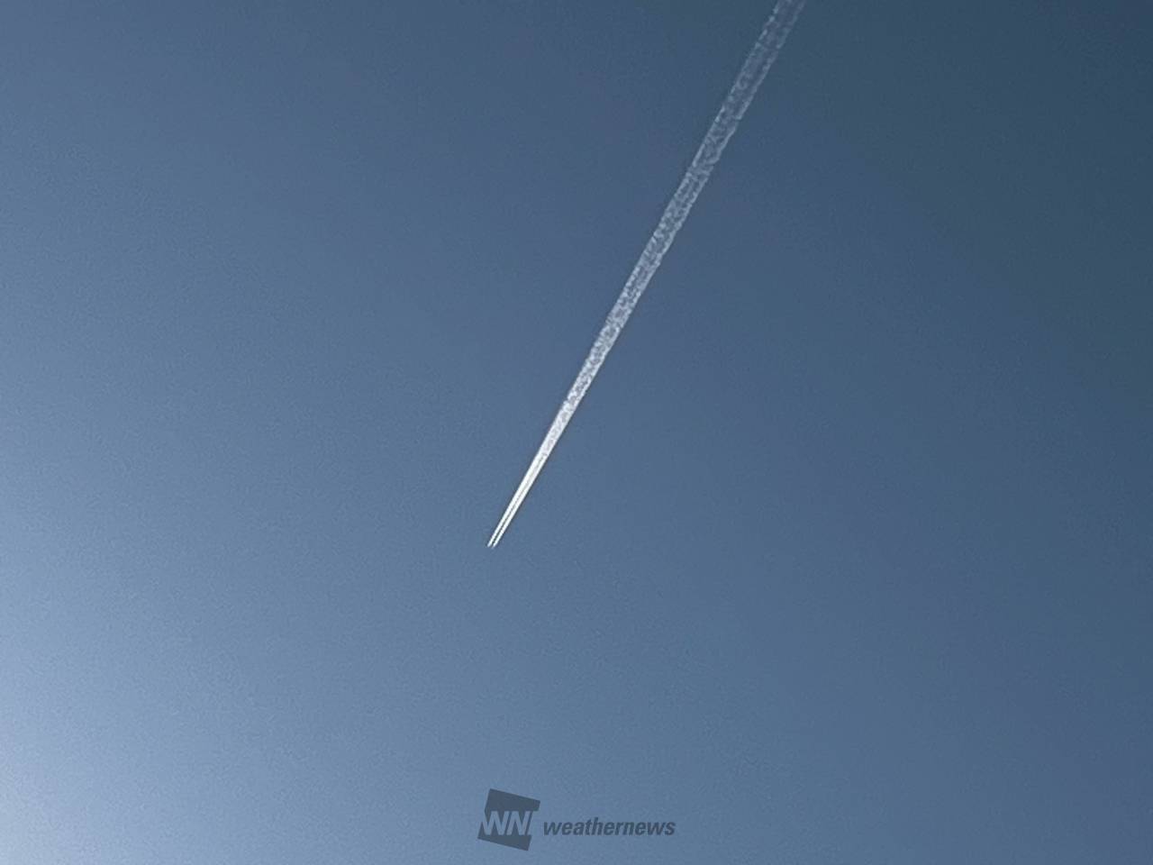 青空にビューン 注目の空の写真 ウェザーニュース