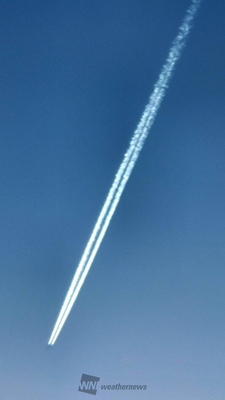 青空にビューン 注目の空の写真 ウェザーニュース