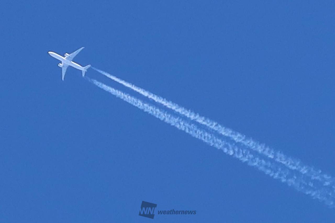青空にビューン 注目の空の写真 ウェザーニュース