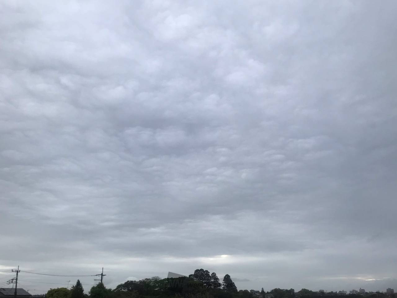 ５時４２分　東の空...