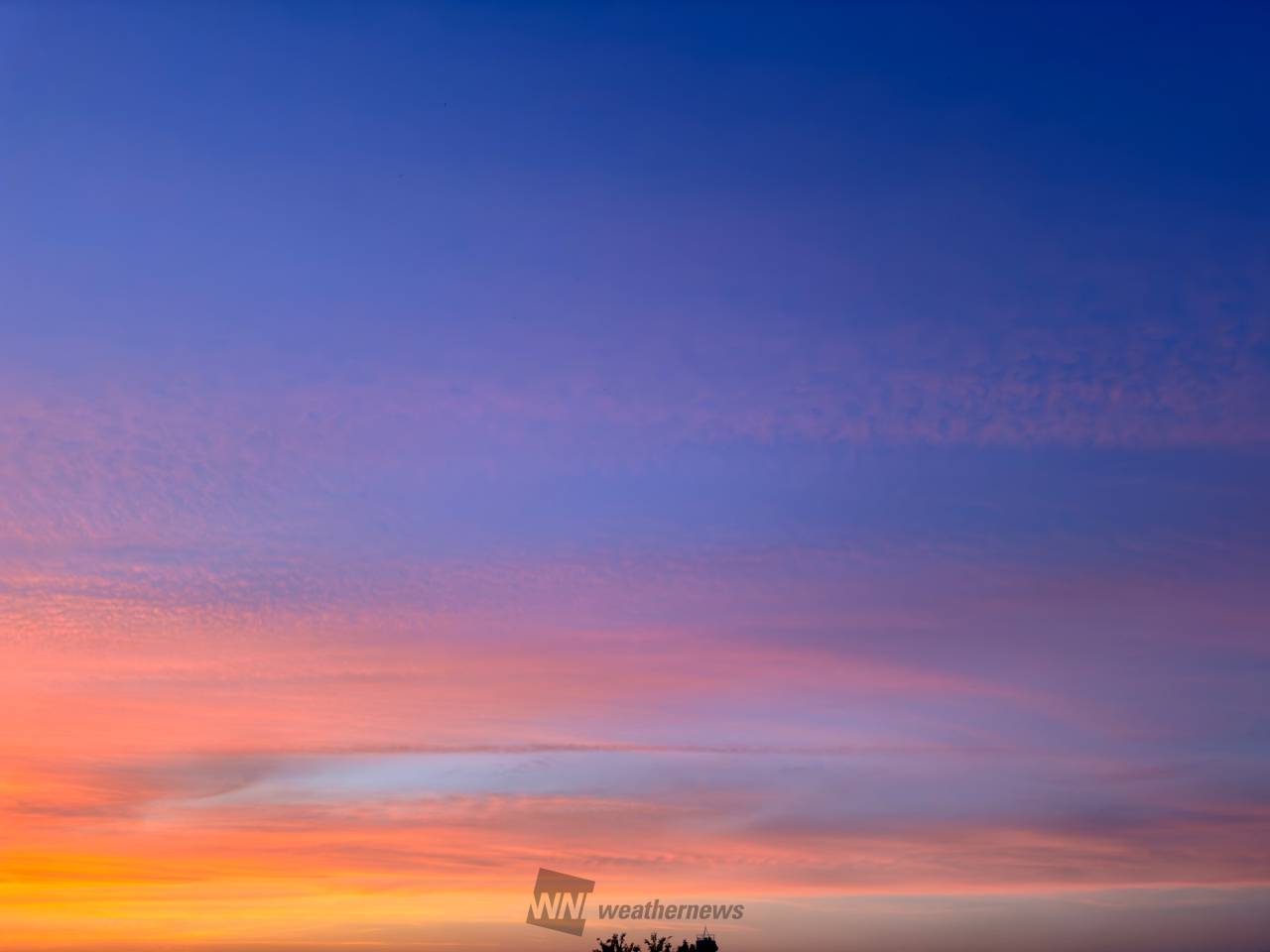 22日(水)の絶景写真 注目の空の写真 ウェザーニュース