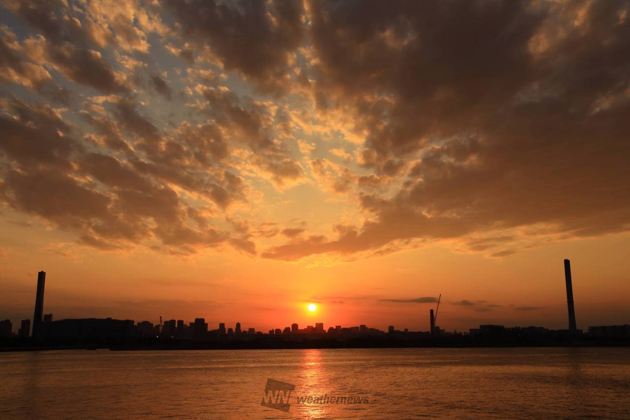 夕焼けタイム 注目の空の写真 ウェザーニュース
