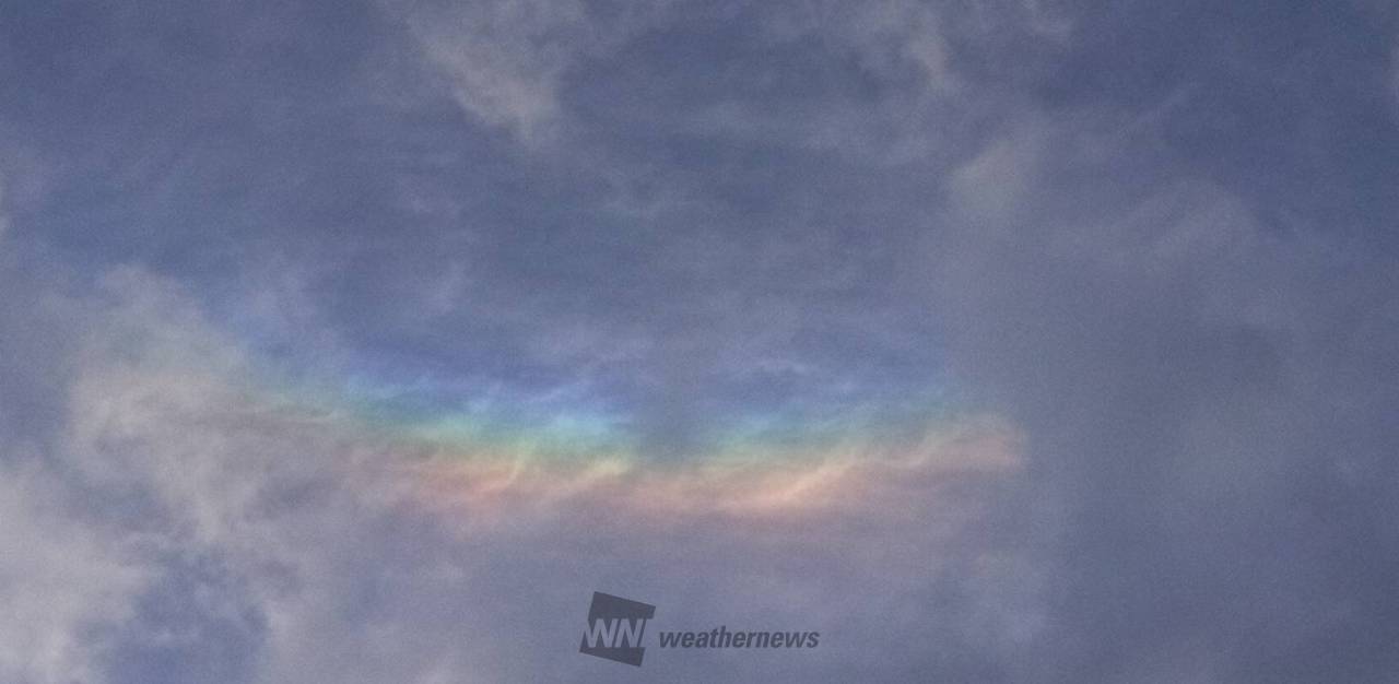 東日本で虹色現象 注目の空の写真 ウェザーニュース