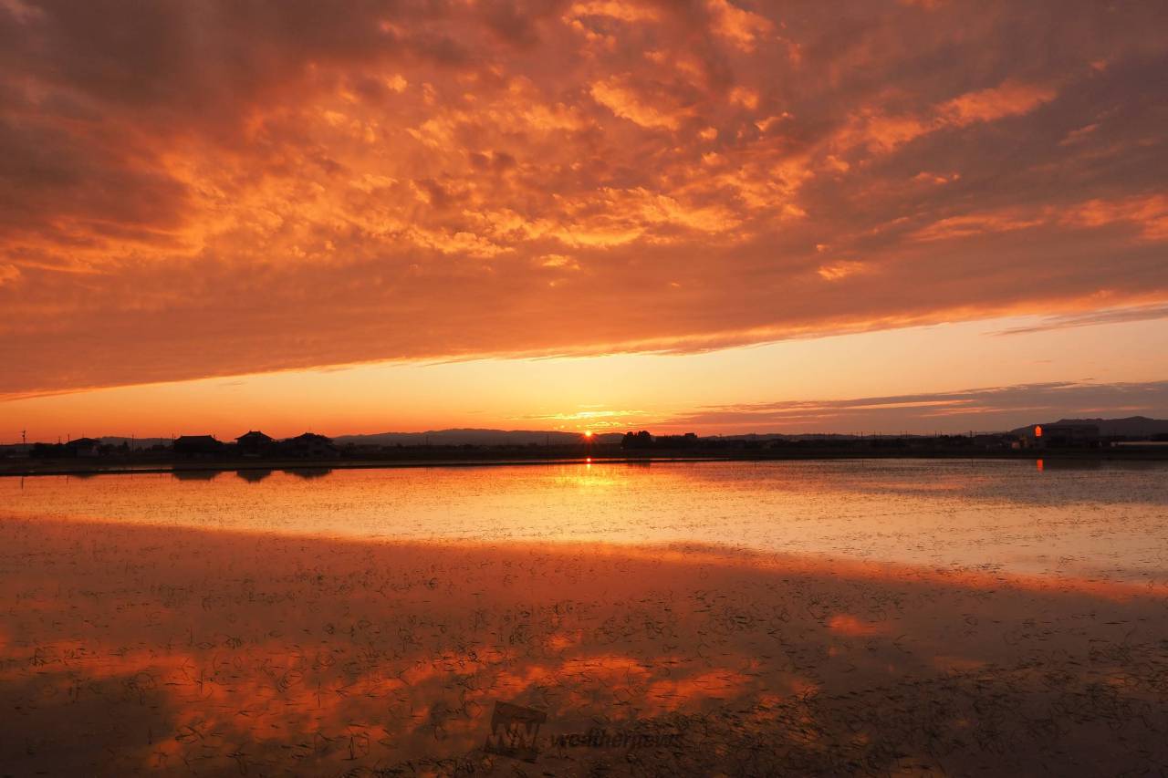 5月最後の夕日・夕焼け 注目の空の写真 ウェザーニュース