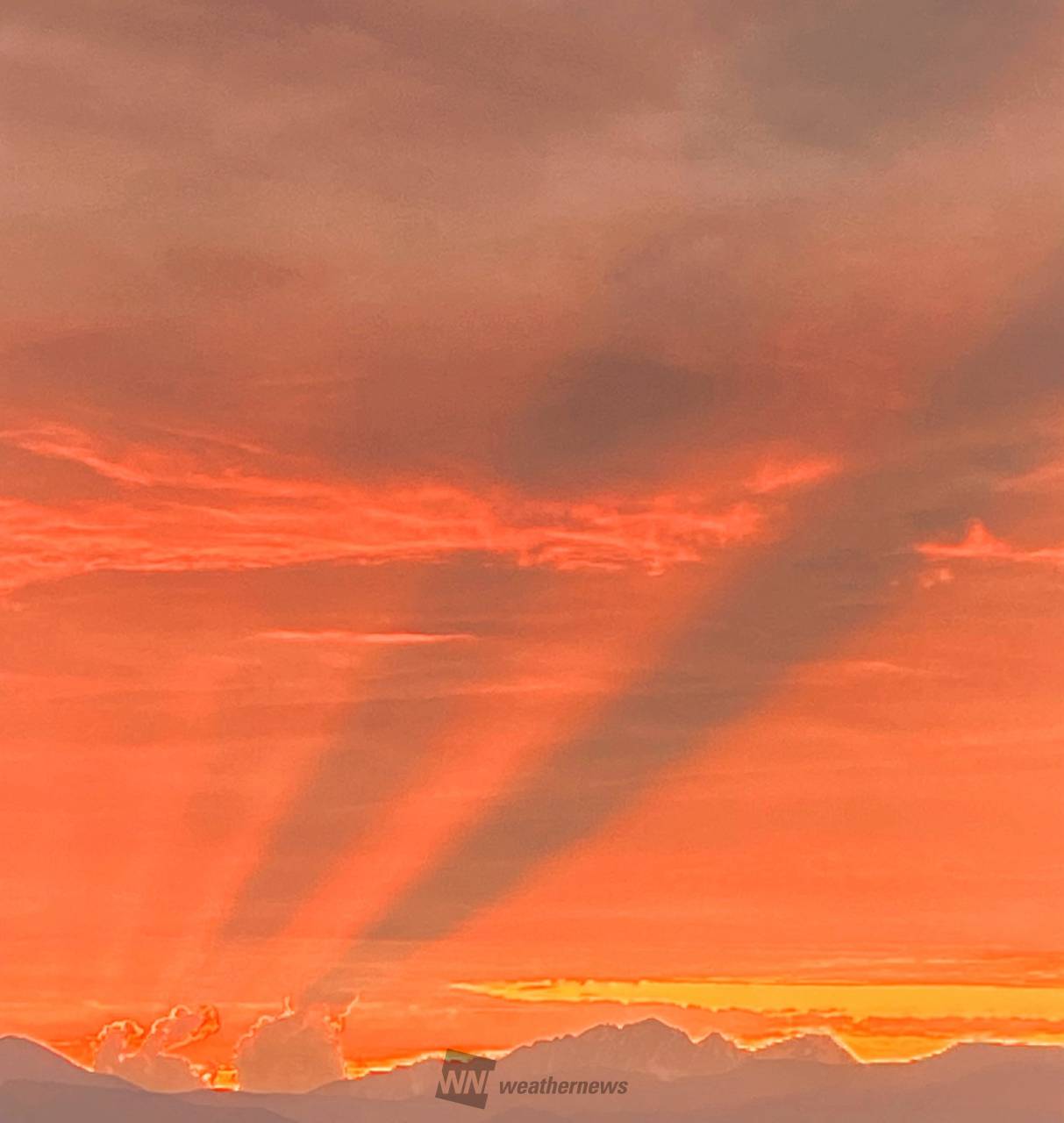 夕焼けタイム 注目の空の写真 ウェザーニュース