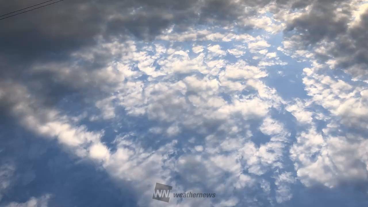 雲のタイムラプス動画 注目の空の写真 ウェザーニュース