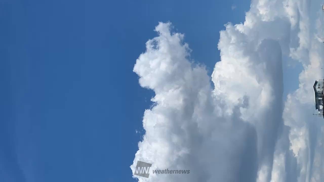 雲のタイムラプス動画 注目の空の写真 ウェザーニュース