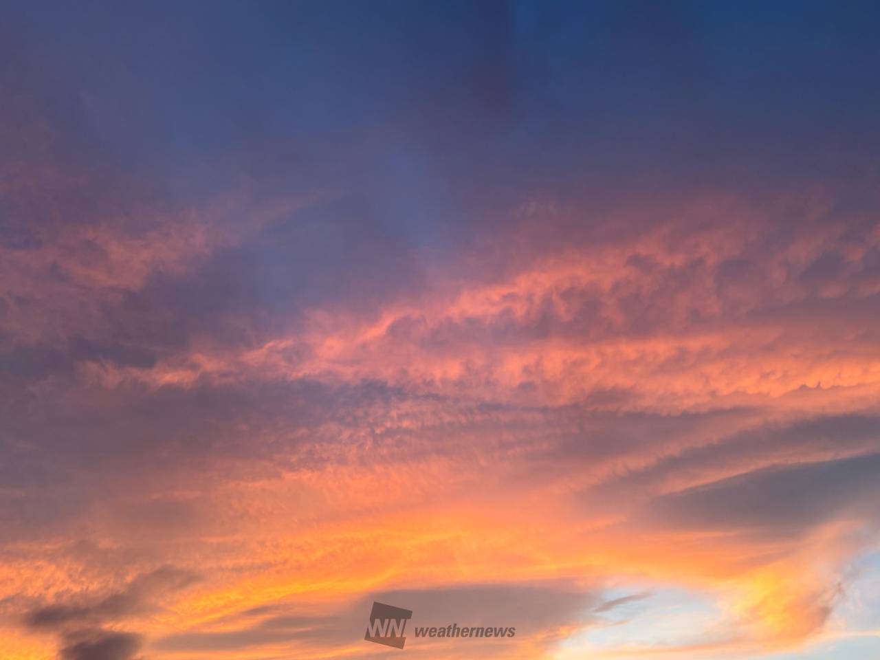 夕焼けタイム 注目の空の写真 ウェザーニュース