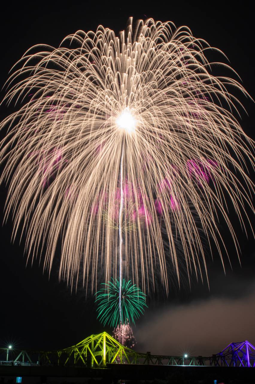 長岡まつり大花火大会 注目の空の写真 ウェザーニュース
