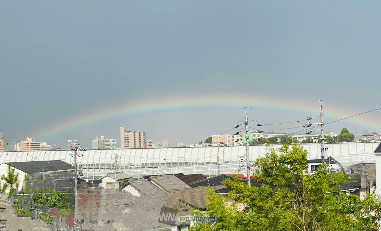 各地で虹が出現 注目の空の写真 ウェザーニュース