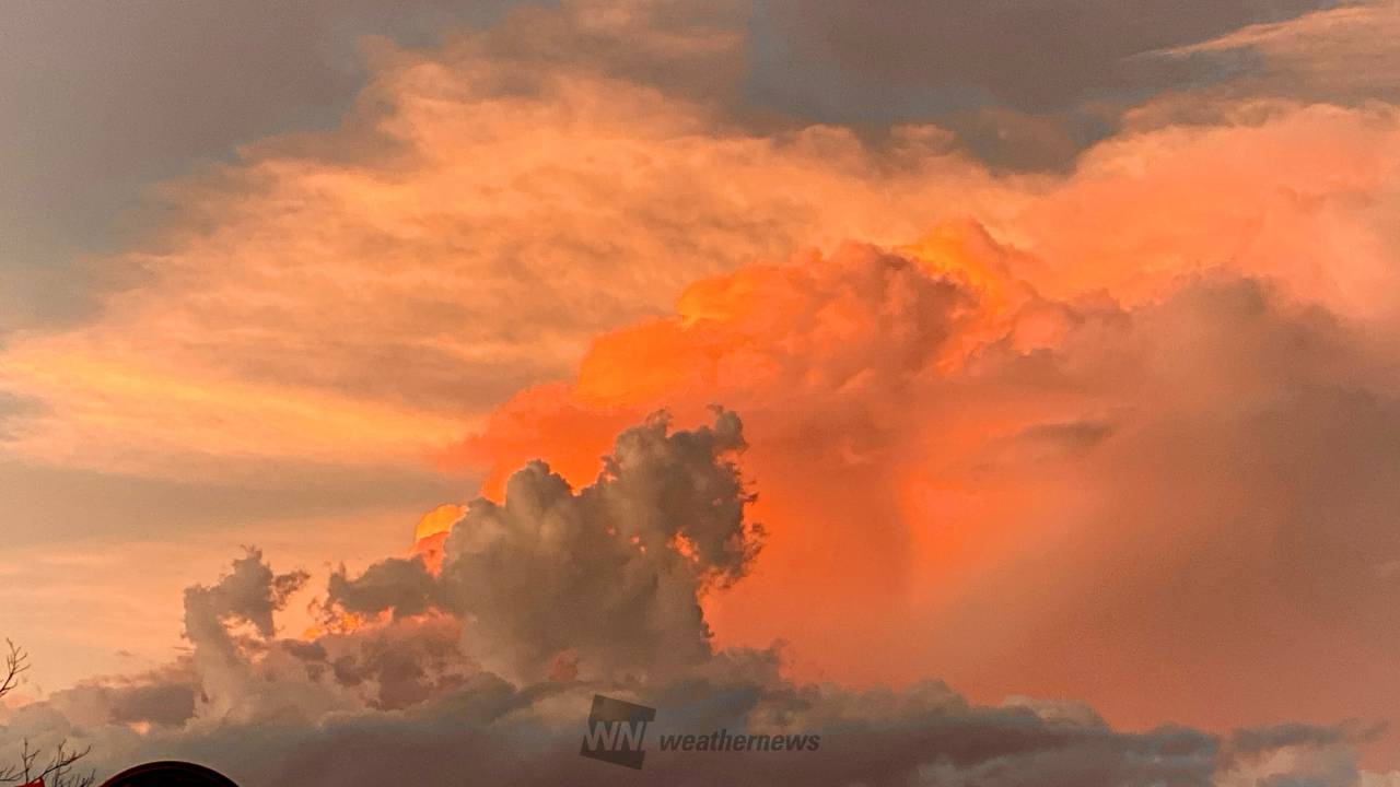 夕焼けタイム 注目の空の写真 ウェザーニュース